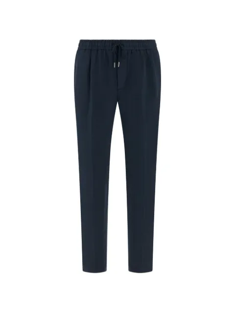 Boggi Milano City linen pants Blue BO26P018201