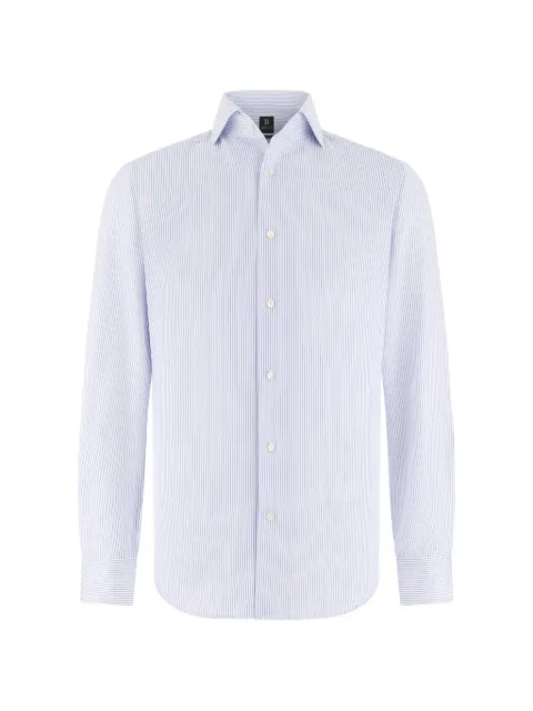Boggi Milano striped cotton shirt White BO26P006301