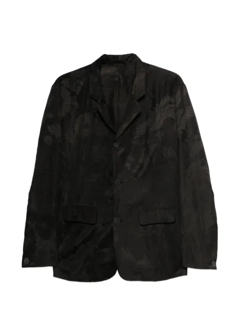 Christian Peau floral patterned blazer Black 0450011