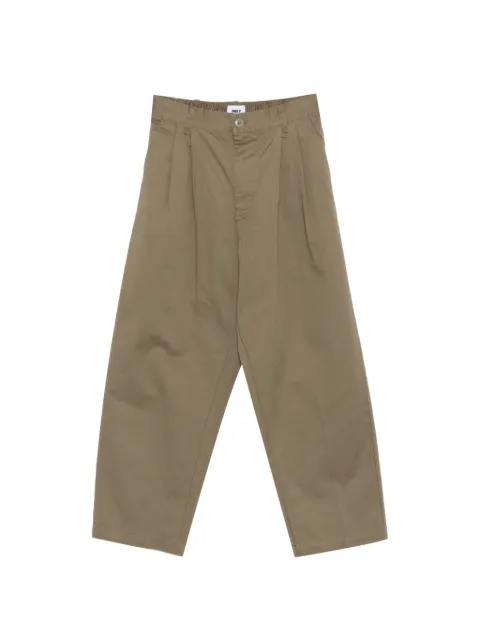 Obey Foster pleated trousers Green 142020267
