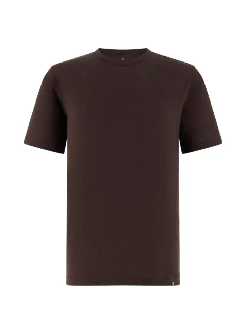 Boggi Milano crew-neck T-shirt Brown BO26P036310