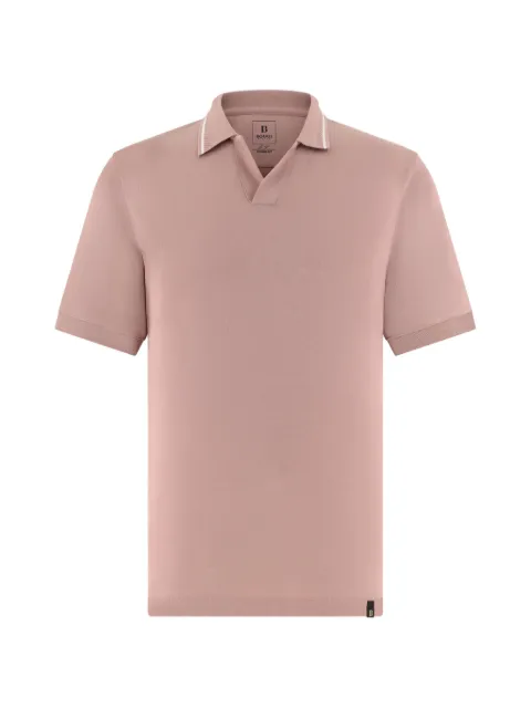 Boggi Milano open-collar T-shirt Pink BO26P024206