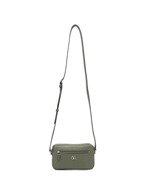 Valentino Garavani VLogo Signature leather shoulder bag Green 9Y2P0AW7UAG
