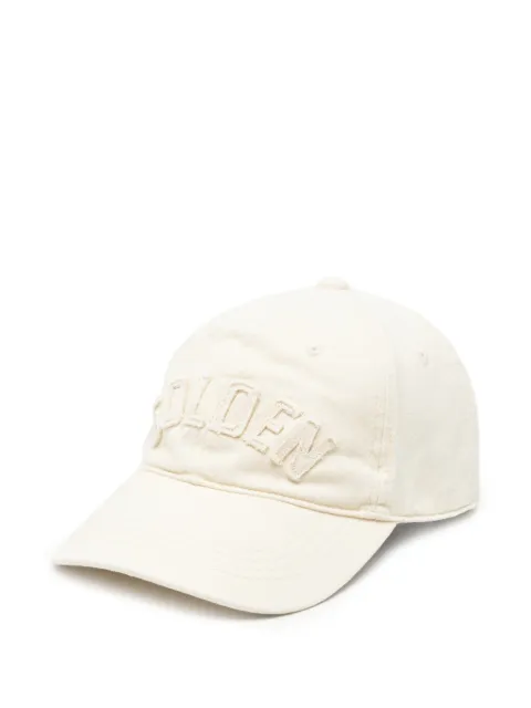 Golden Goose logo-patch baseball cap Neutrals GUP02837P002564