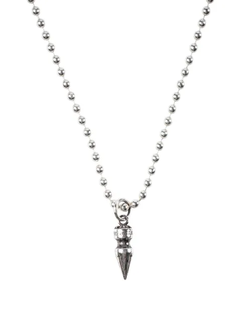 Chrome Hearts Rivet Bullet "Silver" necklace Silver CHRM0903