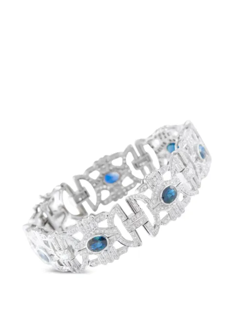 LB Exclusive diamond and sapphire bracelet Silver MF03022626