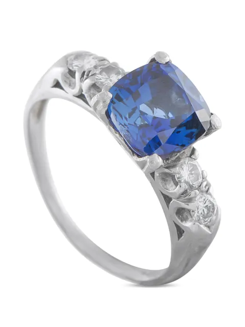LB Exclusive diamond and sapphire ring Silver MF04030226
