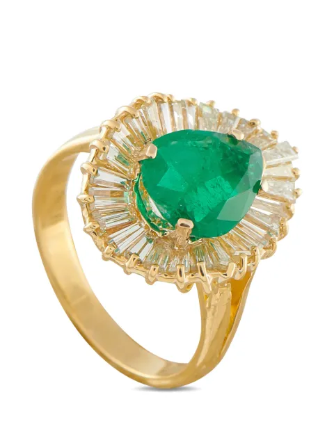 LB Exclusive diamond and emerald ring Gold MF11030226