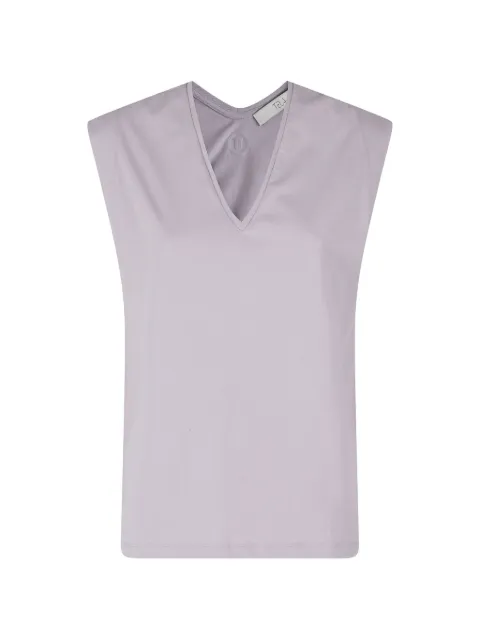 Tela Sami V-neck sleeveless top Purple F1001306T051098