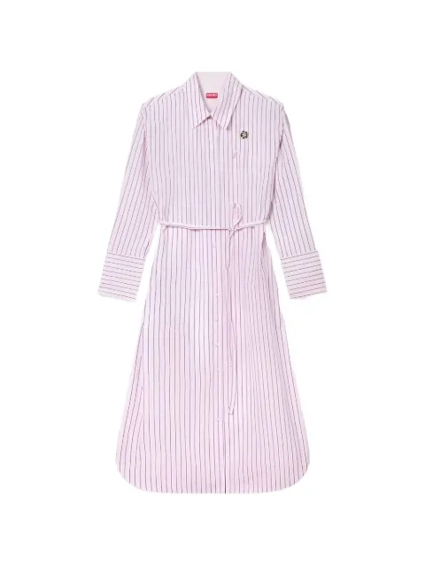 Kenzo pin striped shirt midi dress Pink FF62RO4049LU