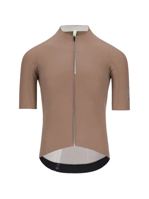 Q36.5 zip-up cycling vest Brown 021P43