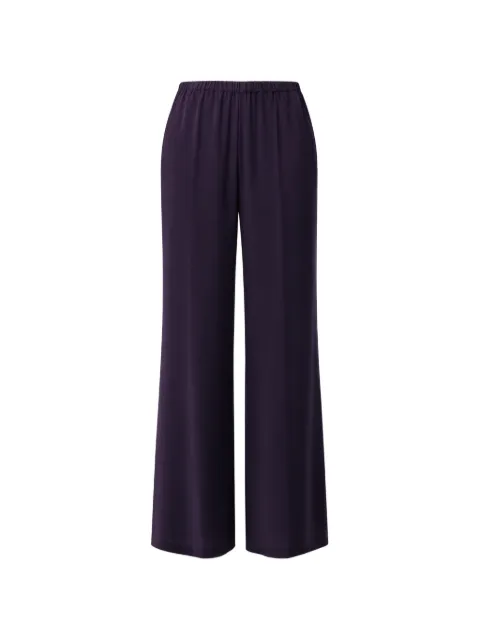 Liviana Conti elasticated palazzo pants Purple F5WS18