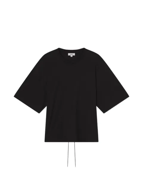 AGOLDE Ellery lace-up T-shirt Black A74271521BLK