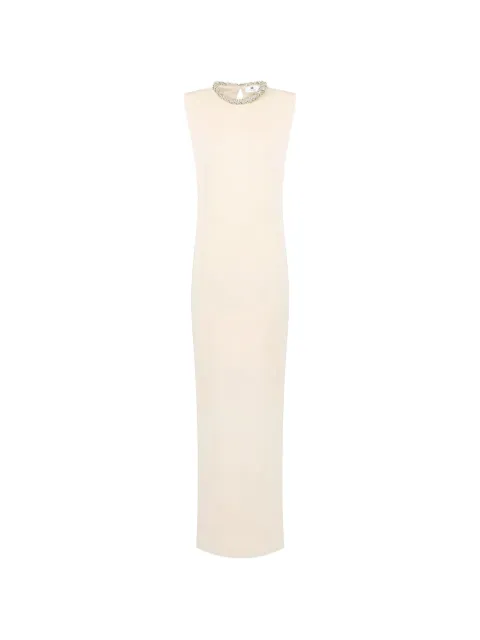 Elisabetta Franchi Red Carpet dress in crêpe jersey Neutrals AR83J62E2