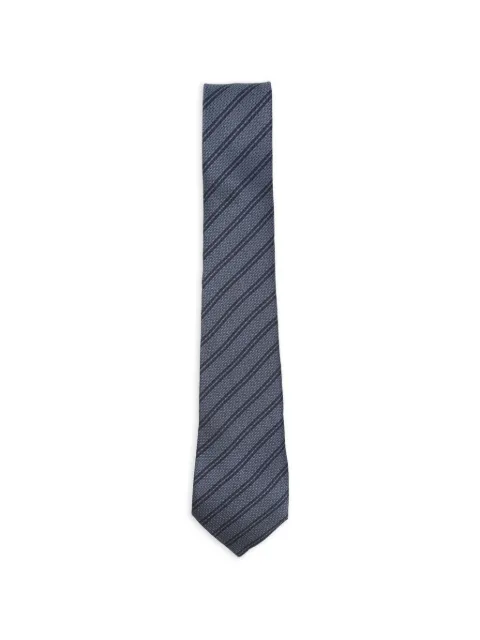 Zegna striped tie Blue Z3C32TA31PB