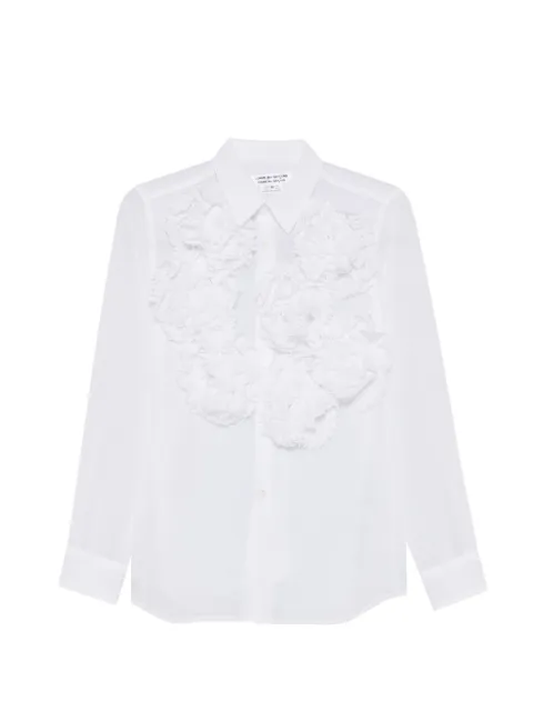 Comme Des Garçons Comme Des Garçons ruffled shirt White RQB004