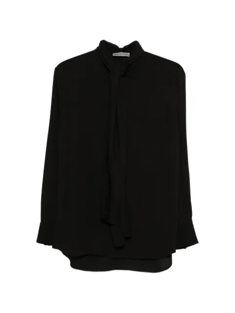 Balenciaga tie-neck shirt Black 872329TUN13