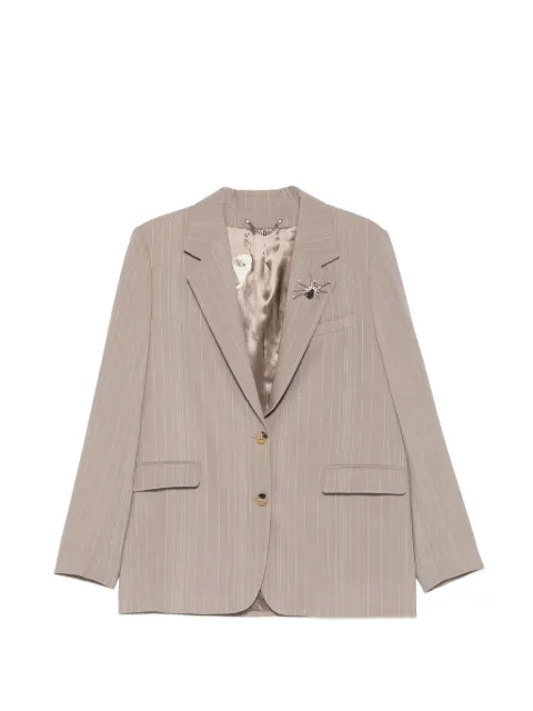 Golden Goose pinstripe embellished blazer Neutrals GWP02069P002325