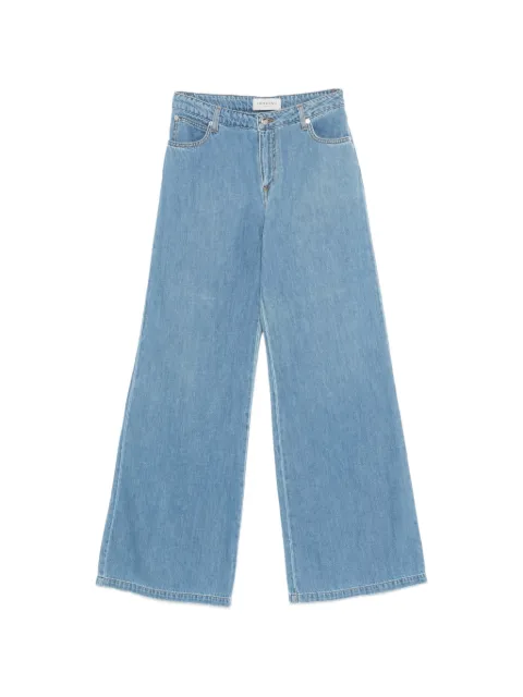 ERMANNO FIRENZE five-pocket wide leg jeans Blue D48EP040EJ4MF156