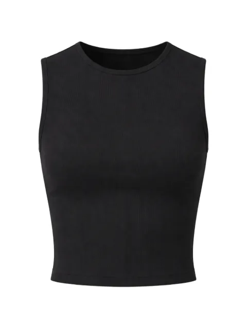 Reformation cropped round-neck tank top Black 1313231