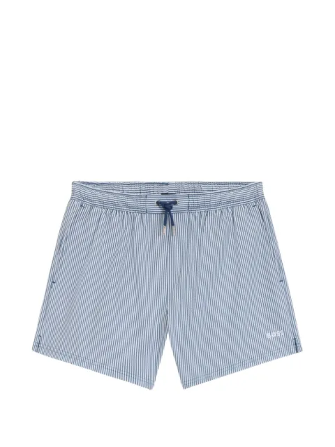 BOSS striped drawstring shorts Blue 50540042