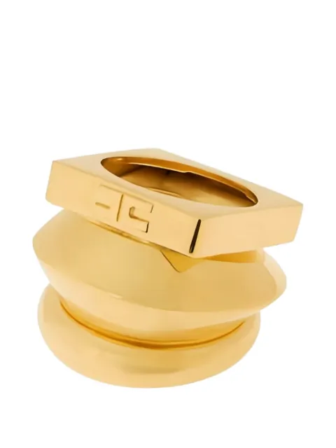 Elisabetta Franchi golden metal ring Gold AN15B63E2