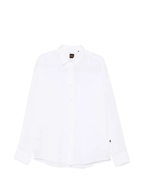 BOSS long-sleeve shirt White 50567579