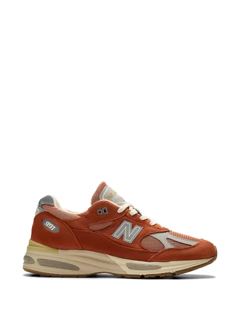 New Balance Made in UK 991 v2 lace-up sneakers Orange U991SS2