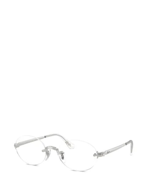 Ray-Ban x A$ap Rocky round-frame glasses Silver RB3929V