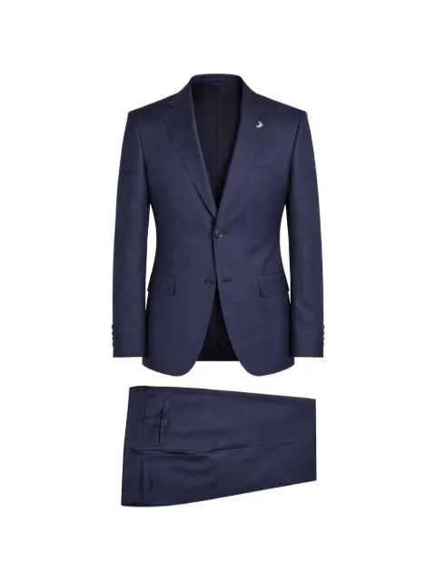 Tombolini single-breasted notched-lapels suit Blue A565EMLBU740