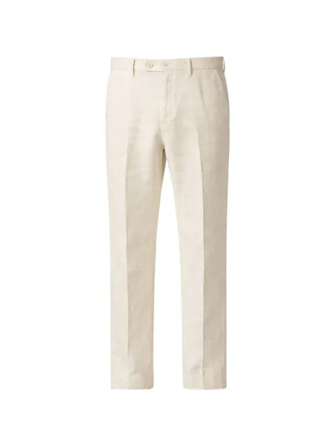 Tombolini Zero Gravity pressed-crease trousers Neutrals PSL9