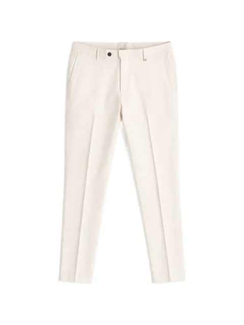 Tombolini pressed-crease tailored trousers White PS79IHBFU020