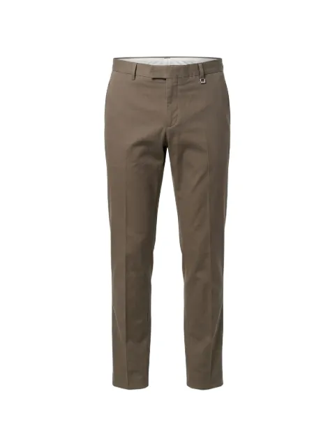 Tombolini straight-leg pressed-crease trousers Brown PS79IHBFU380