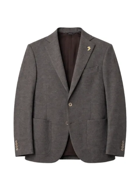 Tombolini single-breasted blazer Grey G116IYQQU880