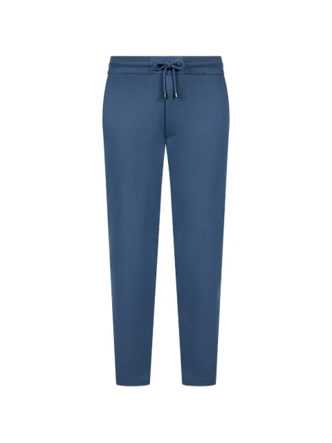 Pal Zileri drawstring-detail cotton track pants Blue X31FG232LJ762