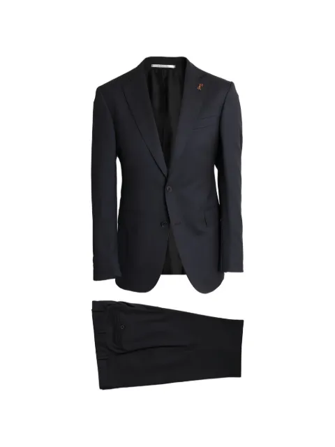 Pal Zileri logo-plaque single-breasted suit Blue X33CZ22K2LA130