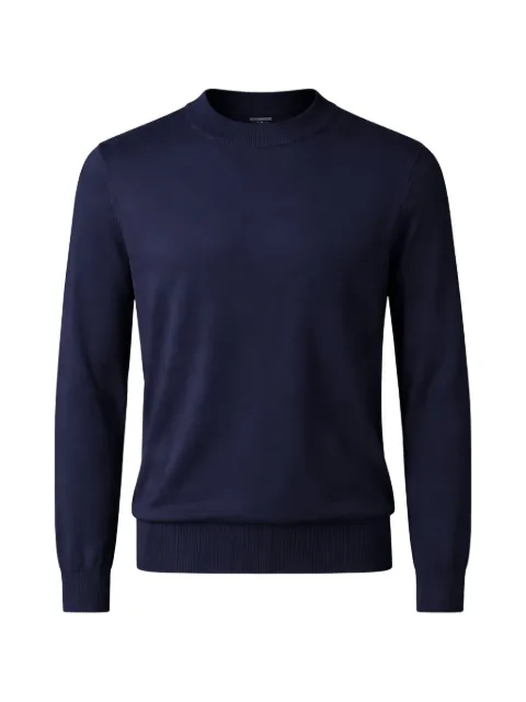 Pal Zileri ribbed-trim crew-neck sweater Blue X3M0U314LM730