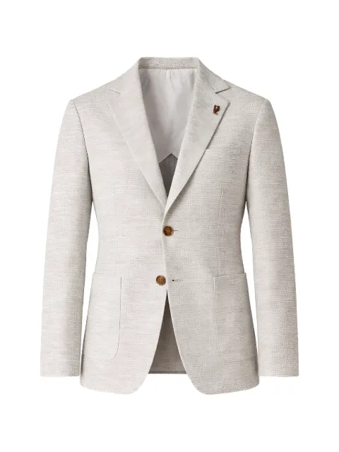 Pal Zileri single-breasted notched-lapels blazer Grey 9AP2I03U2PG802