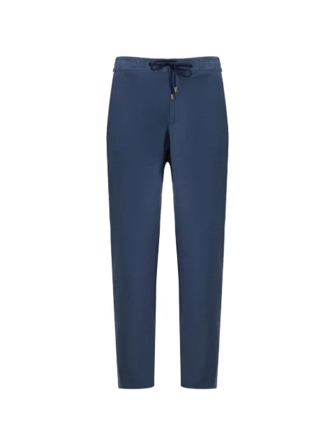 Pal Zileri drawstring trousers Blue YP1308MP122