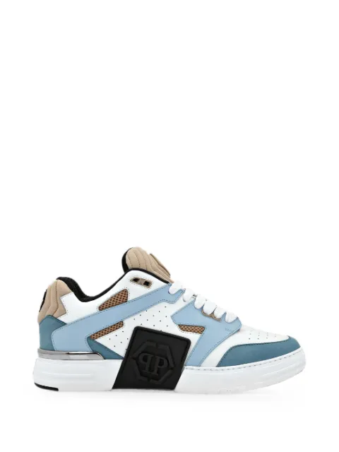 Philipp Plein Hexagon logo-detail panelled sneakers White SADSMSC3913PLE010N