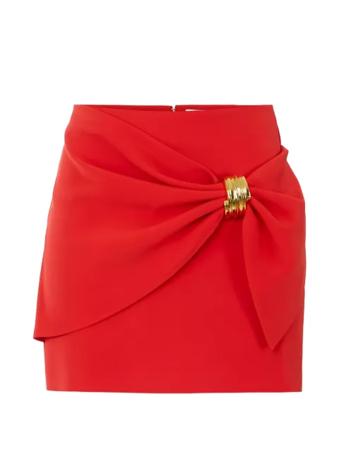 Elisabetta Franchi miniskirt with jewel detail Red GO18862E2