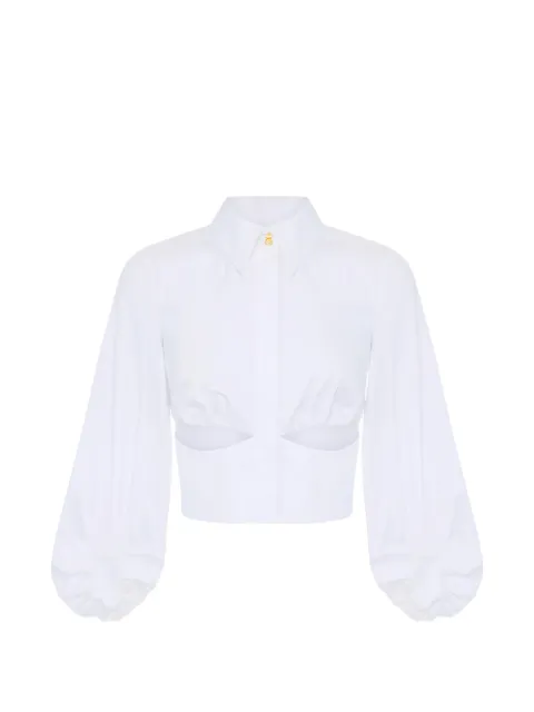 Elisabetta Franchi shirt in stretch cotton White CA15062E2