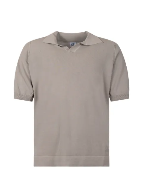 C.P. Company short-sleeve polo shirt Neutrals 20CMKN104A006323O904