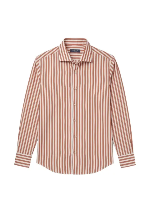 Tombolini vertical-stripe long-sleeve shirt Orange RC25Q125R340