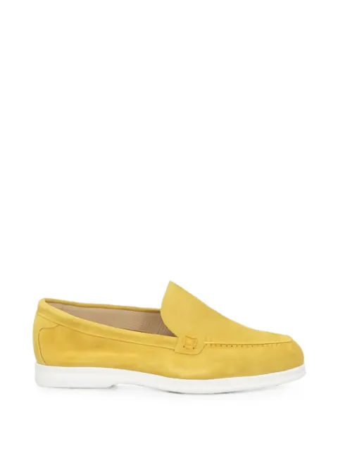 Doucal's suede slip-on loafers Yellow DD8705ARTHUY229IG11
