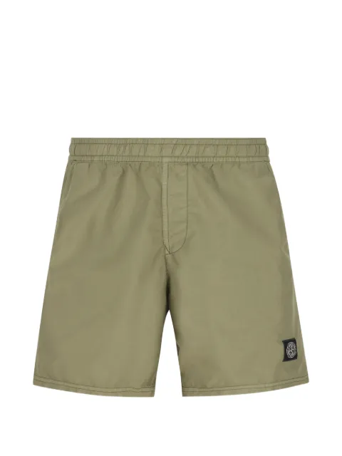 Stone Island logo swim shorts Green L1S15B100B09S0046