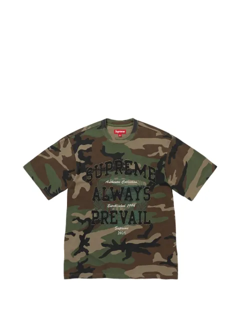 Supreme camouflage short-sleeve T-shirt Green SU27057