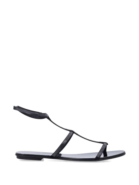 Pedro Garcia Enola T-bar sandals Black ENOLA01005