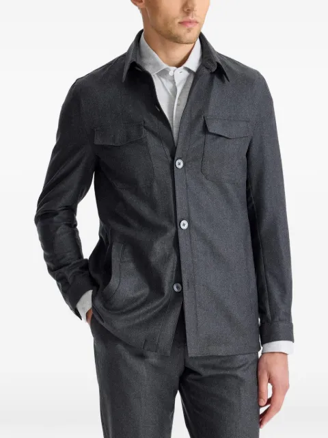 Tombolini Zero Gravity flap-pocket jacket Grey G180IALTU830