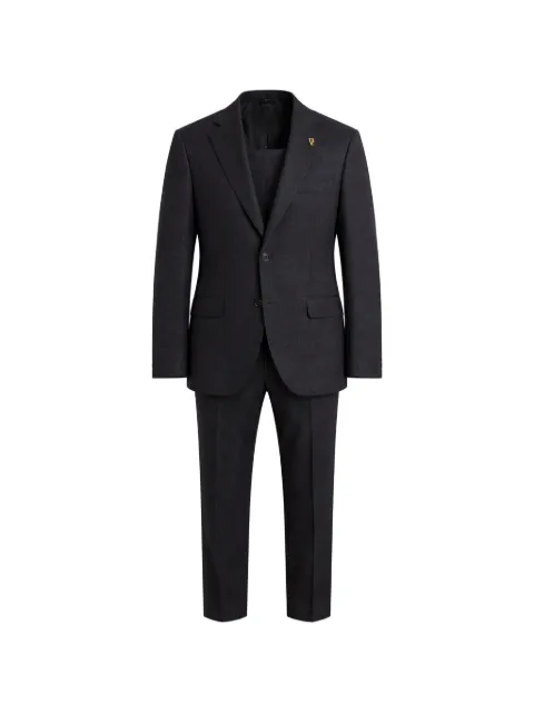 Pal Zileri logo-plaque single-breasted suit Grey 9A33CZ22Z2PA560